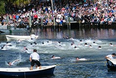 Tarpon Springs Epiphany Diving for the cross