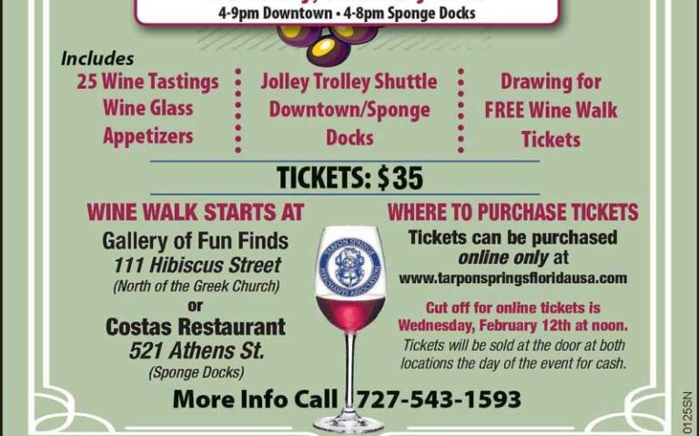 Tarpon Springs Wine Walk Tarpon Springs Wine Walk