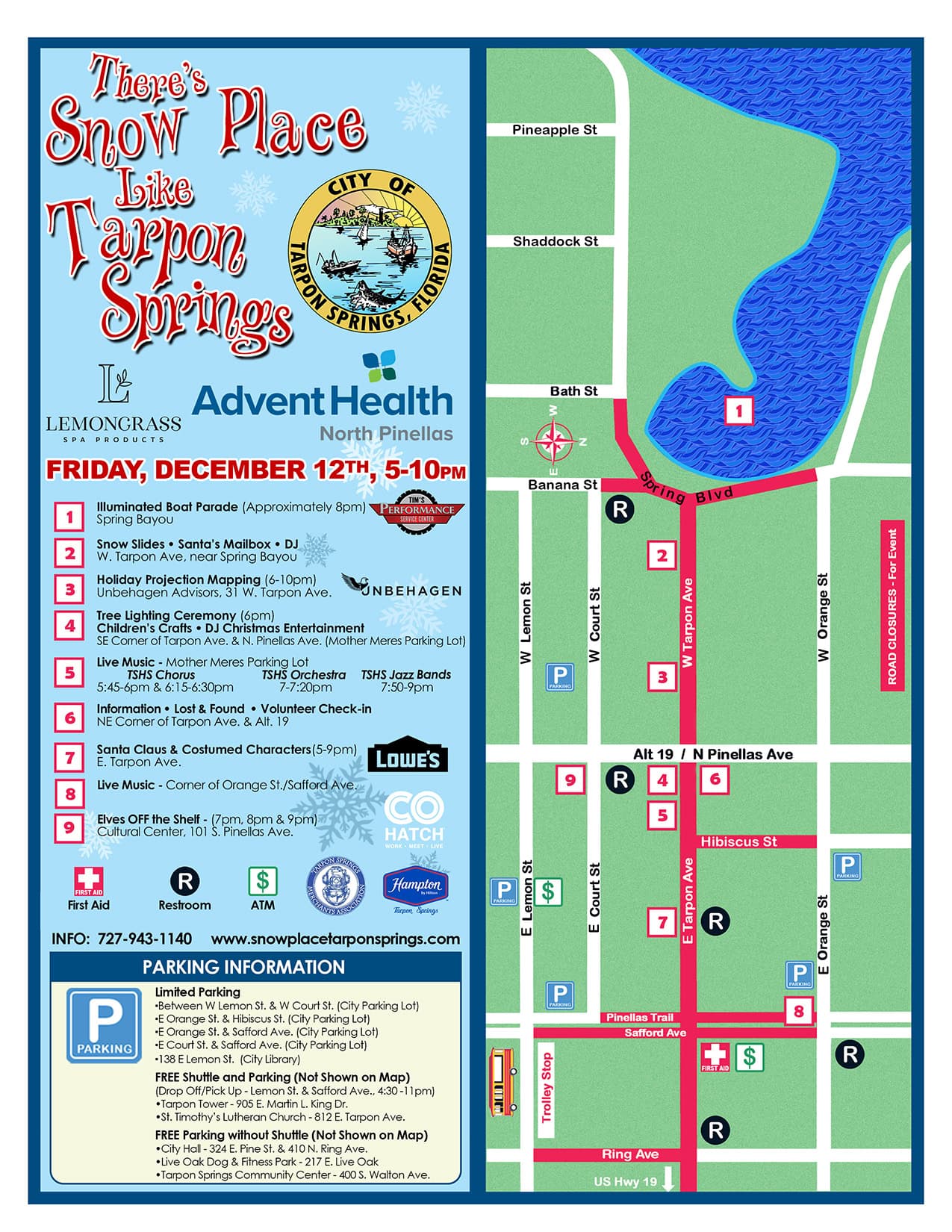 Snow Place like Tarpon activity map